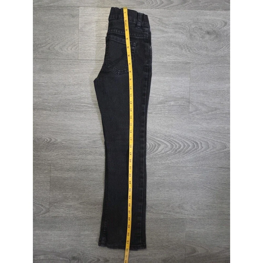 The Children's Place Est. 89 Girls Skinny Jeans Size 8 Black Stretch Denim